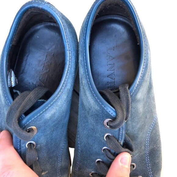 LANVIN Shoes Size 8 Blue - Picture 11 of 11